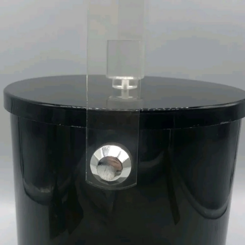 Vintage 1960's MCM Insulated 3 Piece Lucite Ice Bucket by Styson Art Products